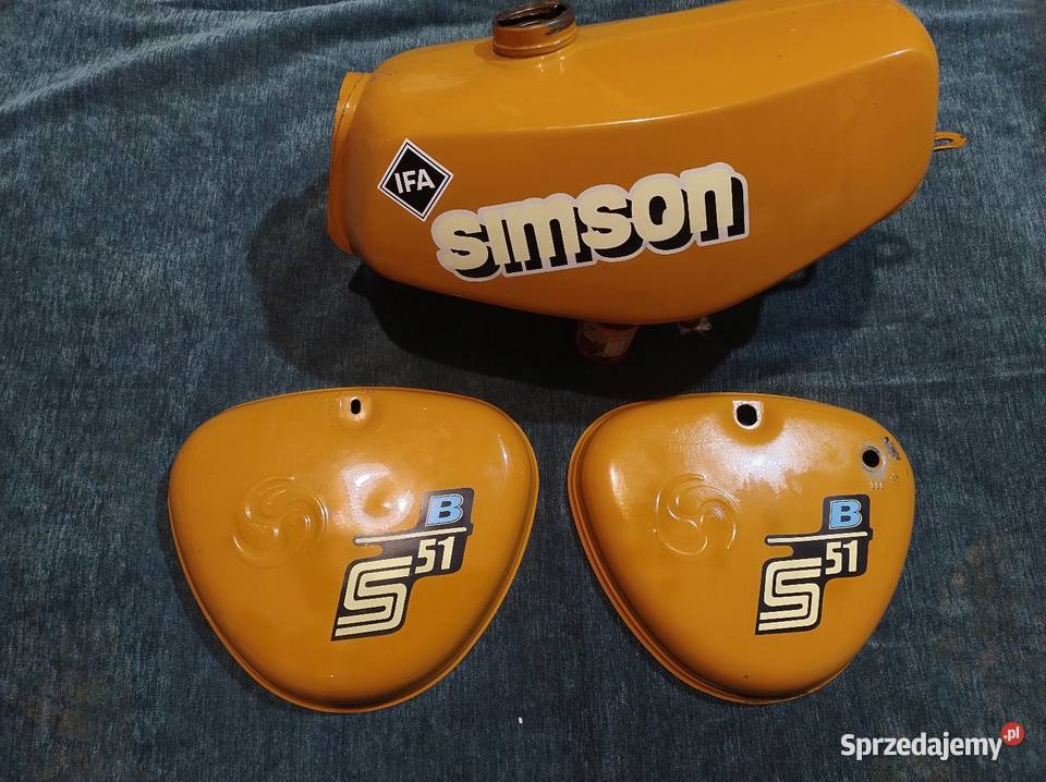 Zbiornik paliwa pokrywy Simson S 51 dolnośląskie Jodłowice