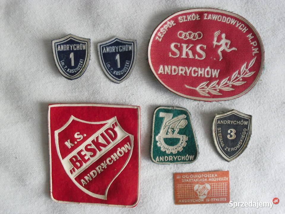 Andrychów  -  Tarcza szkolna , emblemat    K.S. "BESKID"