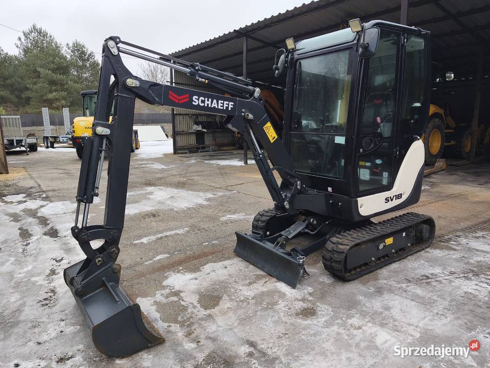 Yanmar SV18 Schaeff SV18 Minikoparka 39 mth Częstochowa