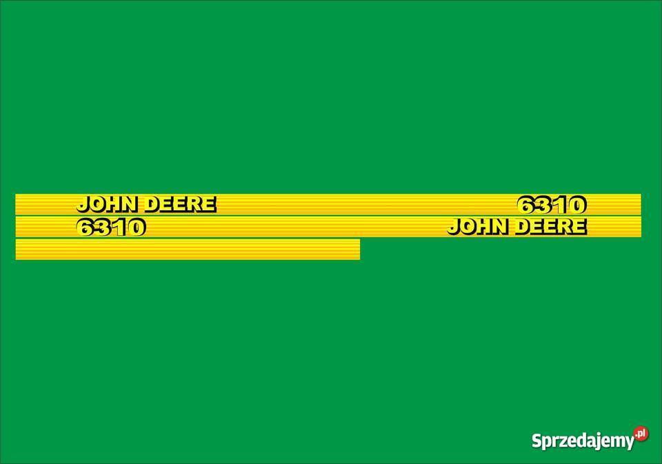 naklejki john deere 6310 Jeżewo