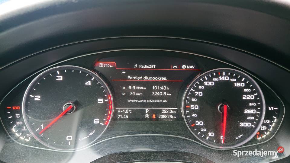 AUDI A6 C7 BLACK automat panorama Poznań