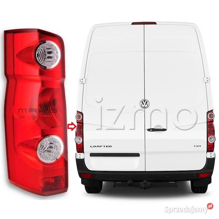Lampa tylna Volkswagen Crafter 30 35 50 20062017 łódzkie