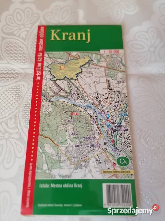 Mapaplan miasta Kranj Słowenia w skali 130 000 Mapy i przewodniki Łódź