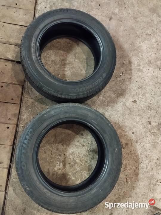 2 opony letnie 5mm Hankook optimo k415 18565R15 15cale łódzkie Piotrków Trybunalski