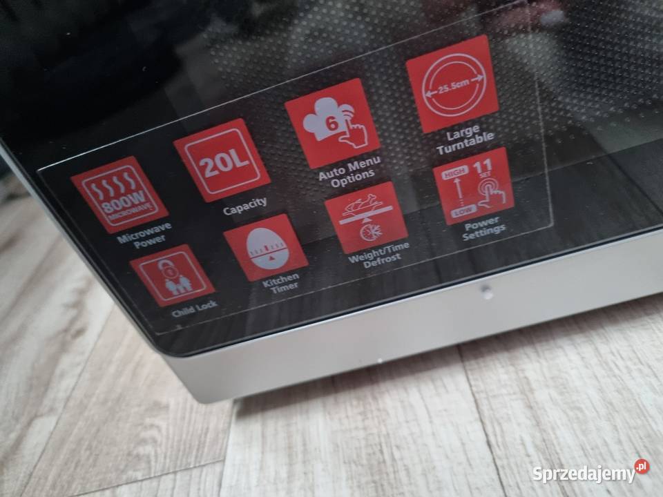 Kuchenka mikrofalowa Sharp YCMS02ES 20L Srebrny łódzkie Czastary