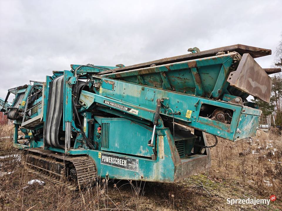 Przesiewacz wibracyjny Powerscreen Warrior 1400 Rok produkcji 2007 Ostrowiec Świętokrzyski