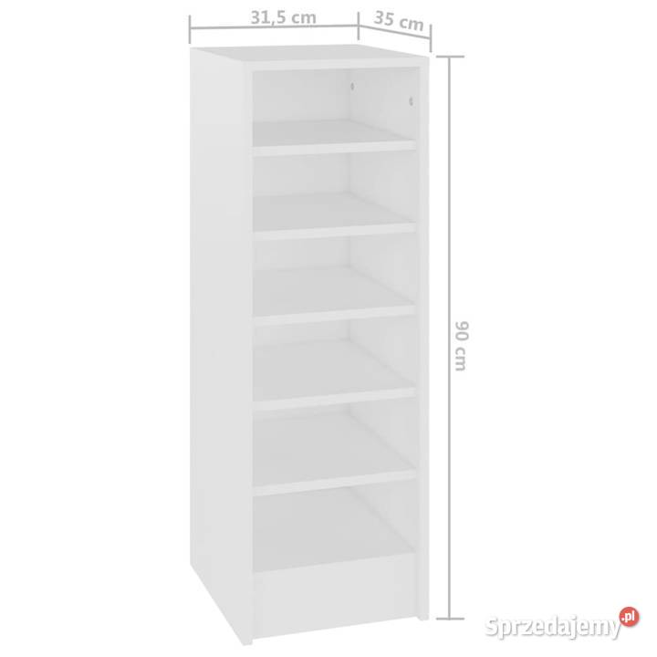 Szafka na buty biała 315x35x90 materiał mazowieckie Warszawa
