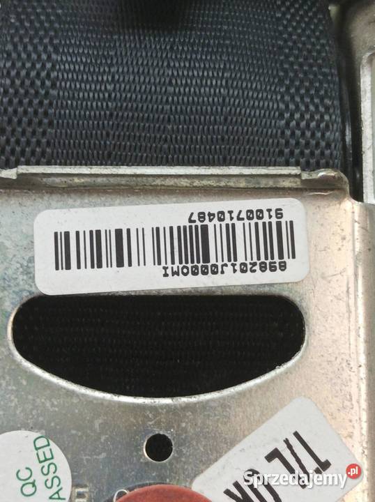 PAS BEZPIECZEŃSTWA PRAWY LEWY TYŁ KPL KANAPY Motoryzacja