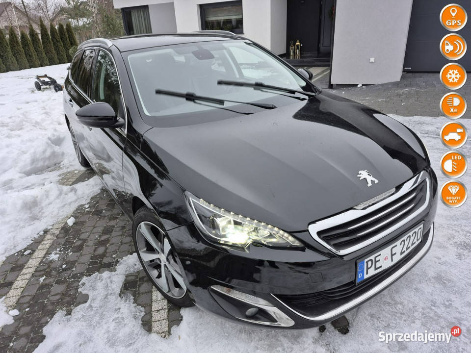Peugeot 308 16 hdi full led kamera alcantara nawigacja