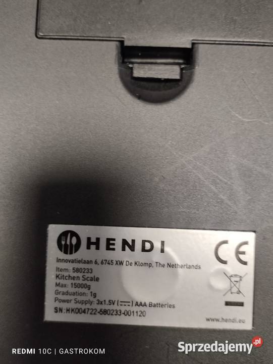 Waga kuchenna Hendi 580233 Gastronomia Wrocław