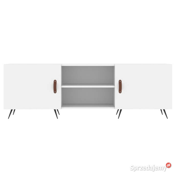 Szafka pod TV biała 150x30x50 materiał RTV Warszawa