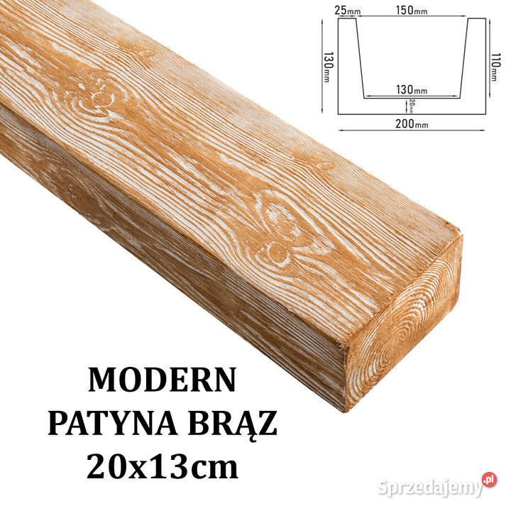 Belka Modern 20x13 Patyna Brąz małopolskie Gdów