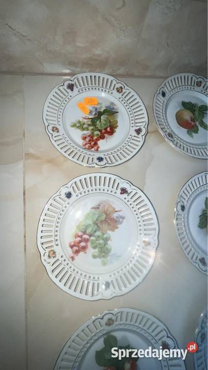 Talerzyki z owocami Ażurowe Z owocami 6 sztuk pomorskie Gdańsk