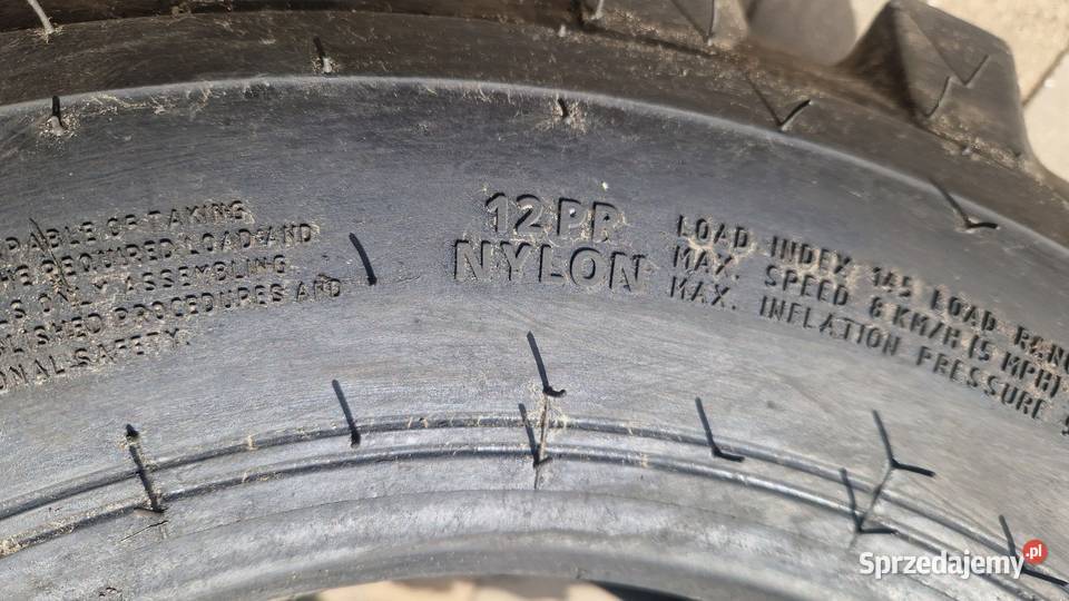 12165 12r165 30570165 BOBCAT 12PR bez napraw 80 Nowe Miasto Lubawskie sprzedam