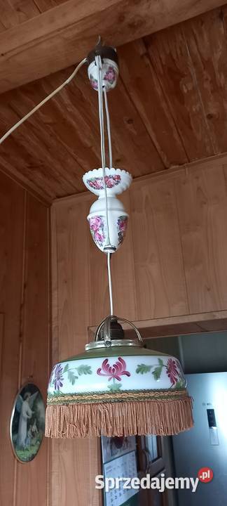 Lampa wisząca z kloszem i przeciwwagą do kuchni Skierniewice