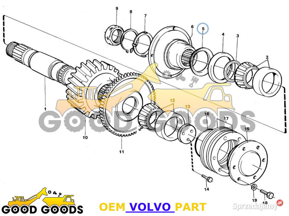 VOLVO PIERŚCIEŃ USZCZELNIAJĄCY 1523124 Władysławów sprzedam
