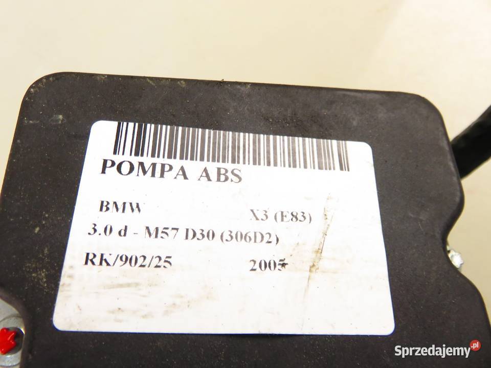 POMPA ABS BMW X3 E83 34513414791 małopolskie
