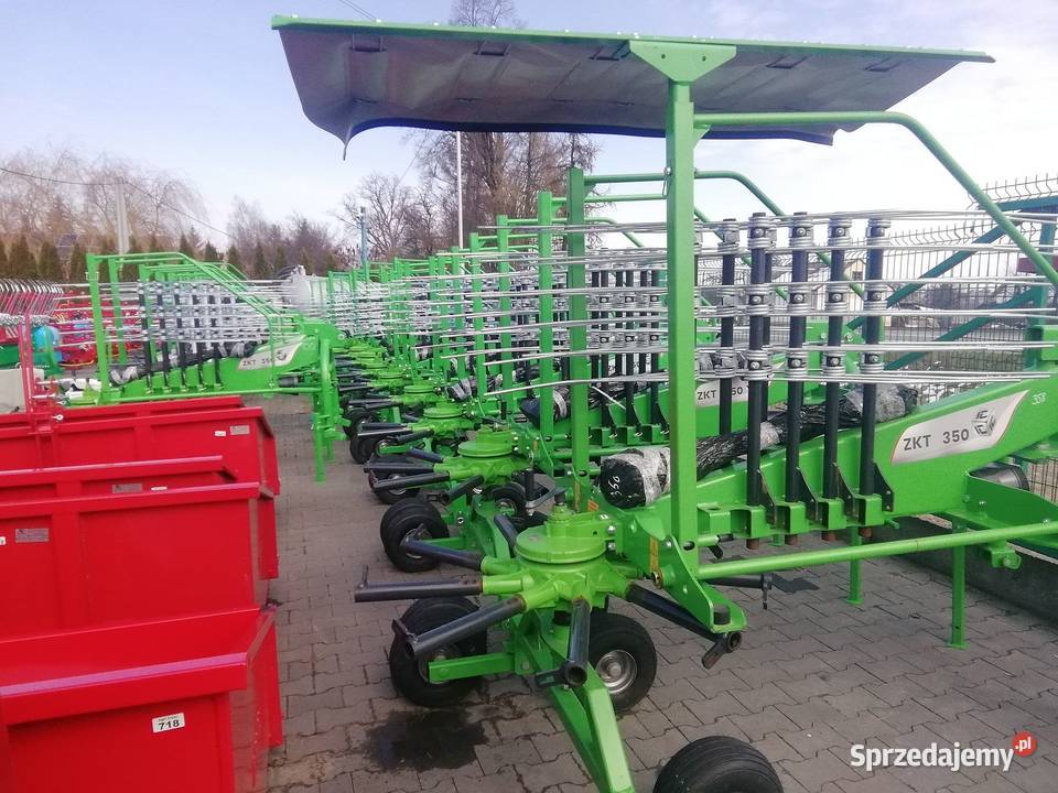 Zgrabiarka INTERTECH 35m 42m tandem WOM Miechów