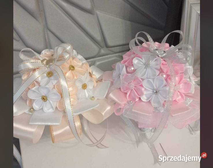Aniołki i bukieciki z wstązki na różne okazje