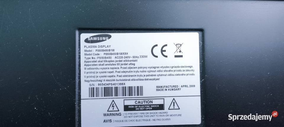 Telewizor Samsung 50 OKAZJA Opatówek
