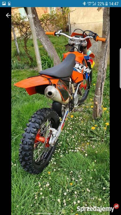 Ktm 525 exc lifcie mocny posiada starter Węgorzyno