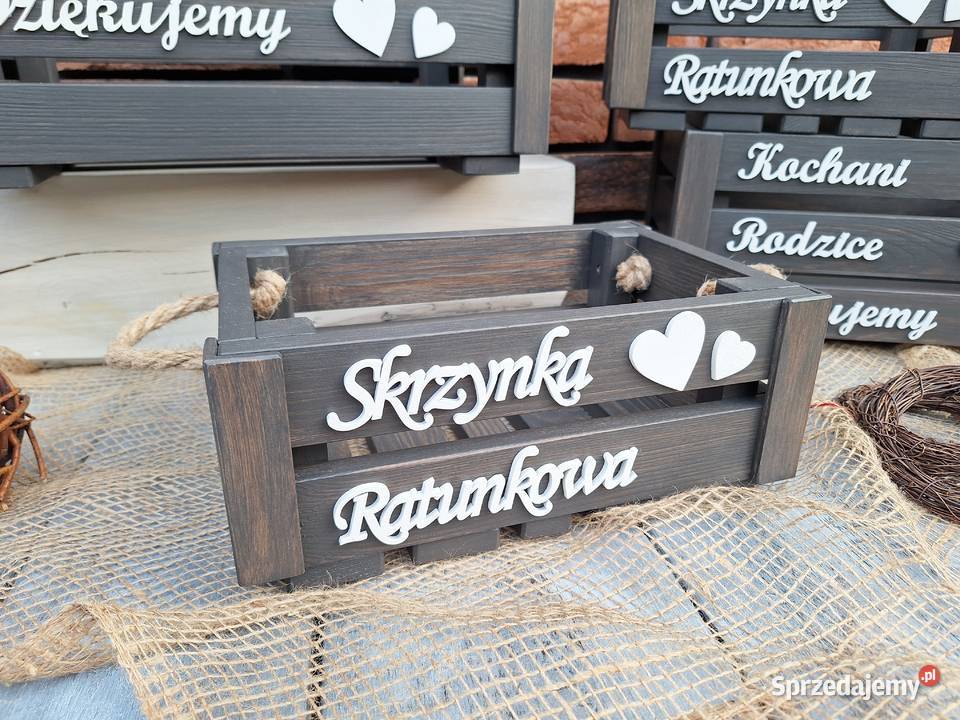 Skrzynka ratunkowa koszyk ratunkowy ślub wesele wielkopolskie Poznań