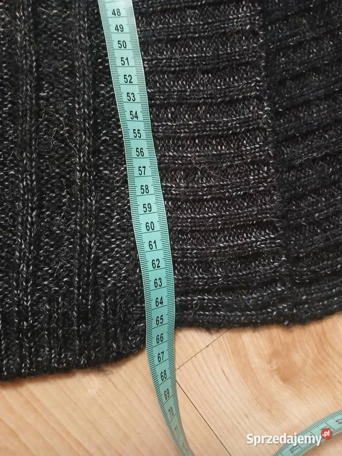 Kamizelka z ażurowym wzorem czarny mazowieckie Warszawa