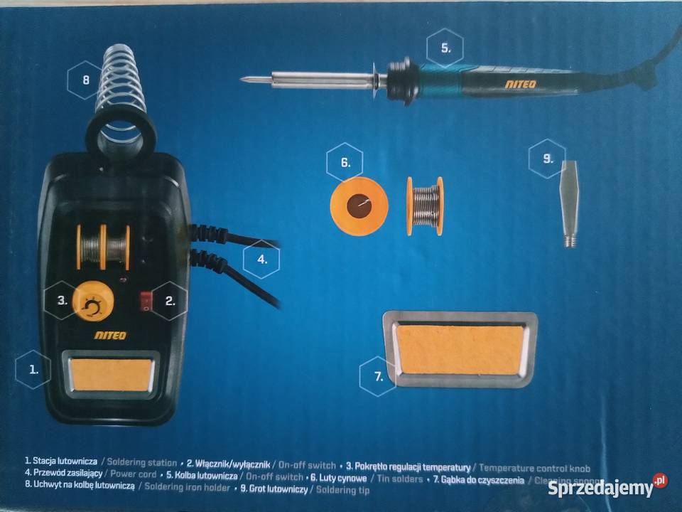 NAJTANIEJ Stacja Lutownicza 470st 48W Akcesoria Elektryczne Zabrze