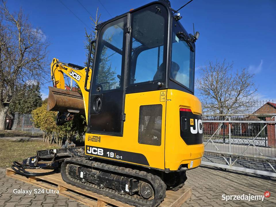 JCB 19 c1 minikoparka 2025 młot 2 łyżki