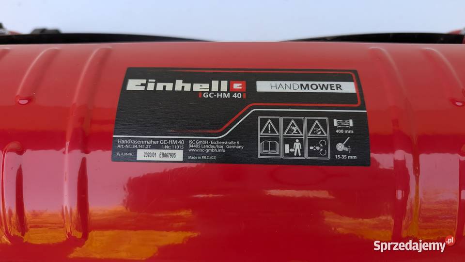 Kosiarka ręczna Einhell GCHM 40 uszkodzona