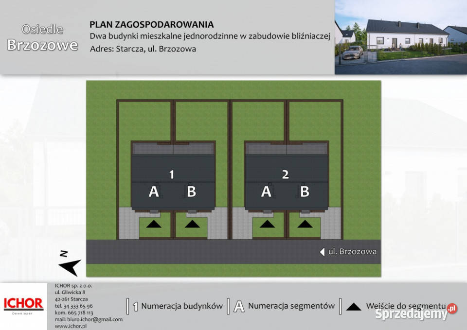 Dom Starcza Brzozowa 30 ICHOR Deweloper
