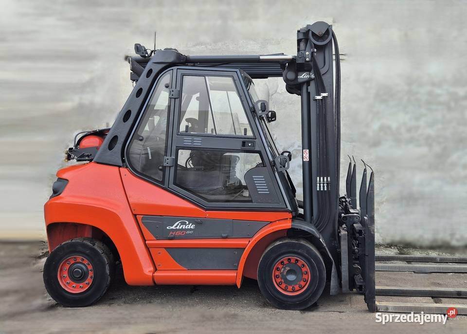 Linde H60 2021r kabina klima wózek widłowy H70 Wózki widłowe Rybnik sprzedam