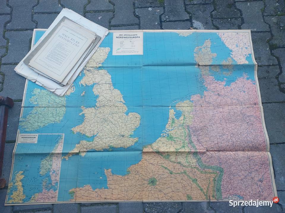 Stare mapy atlasy przedwojenne i powojenne Tczew