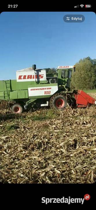 Claas dominator w całości na części Kobyla Góra