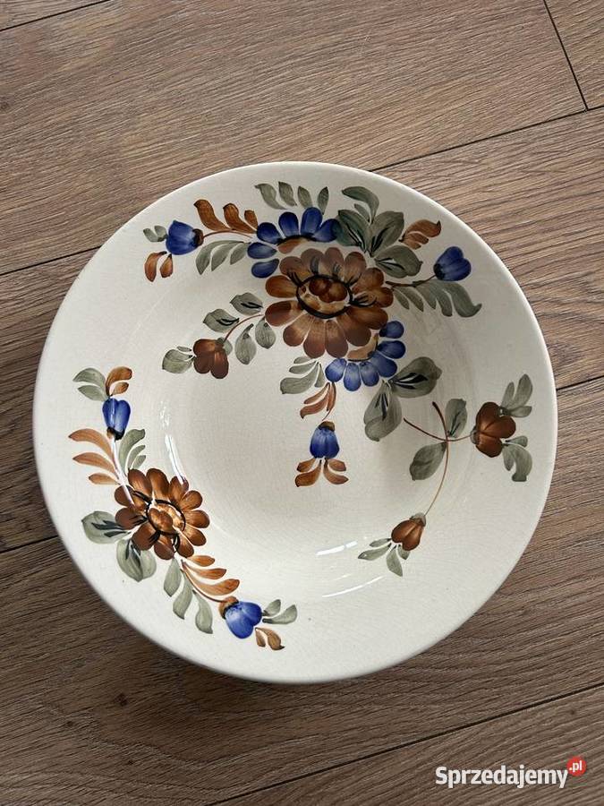 Głęboki talerz fajans Włocławek Ciepielów