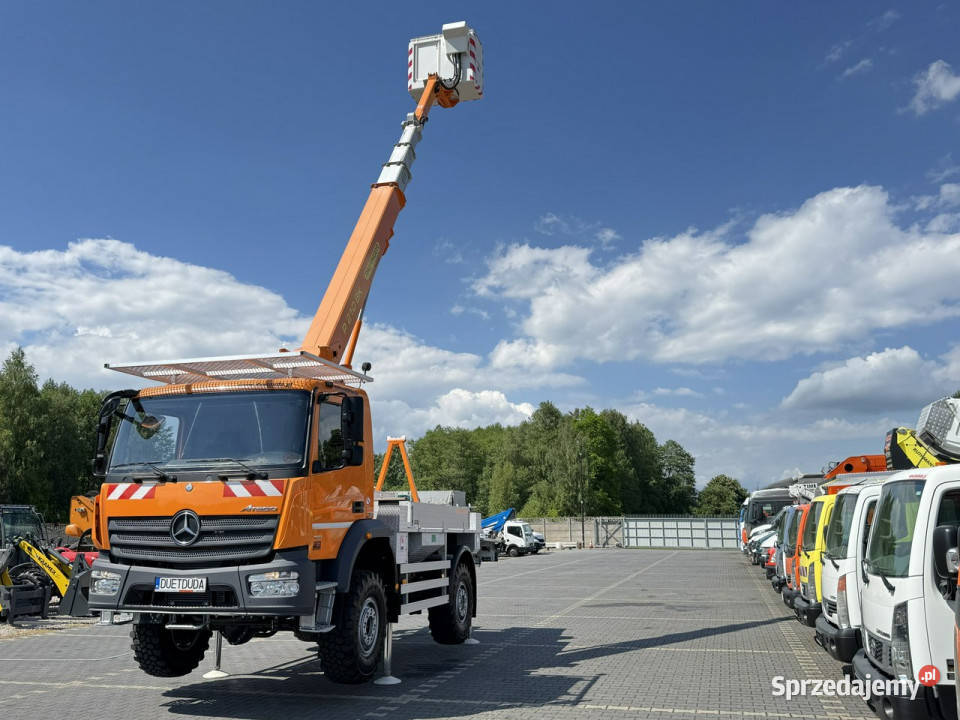 Mercedes Atego 718 E6 4x4 Zwyżka PALFINGER P210 Widełki