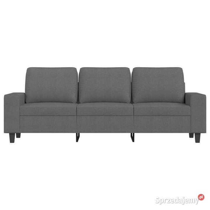 Sofa 3osobowa ciemnoszara 180 tapicerowana Warszawa