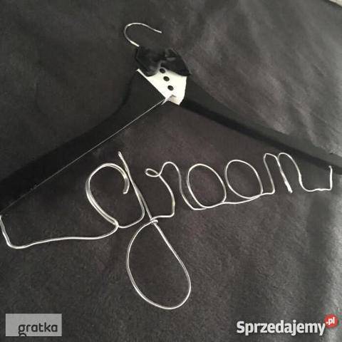 Wieszaki ślubne Bride i Groom śląskie sprzedam