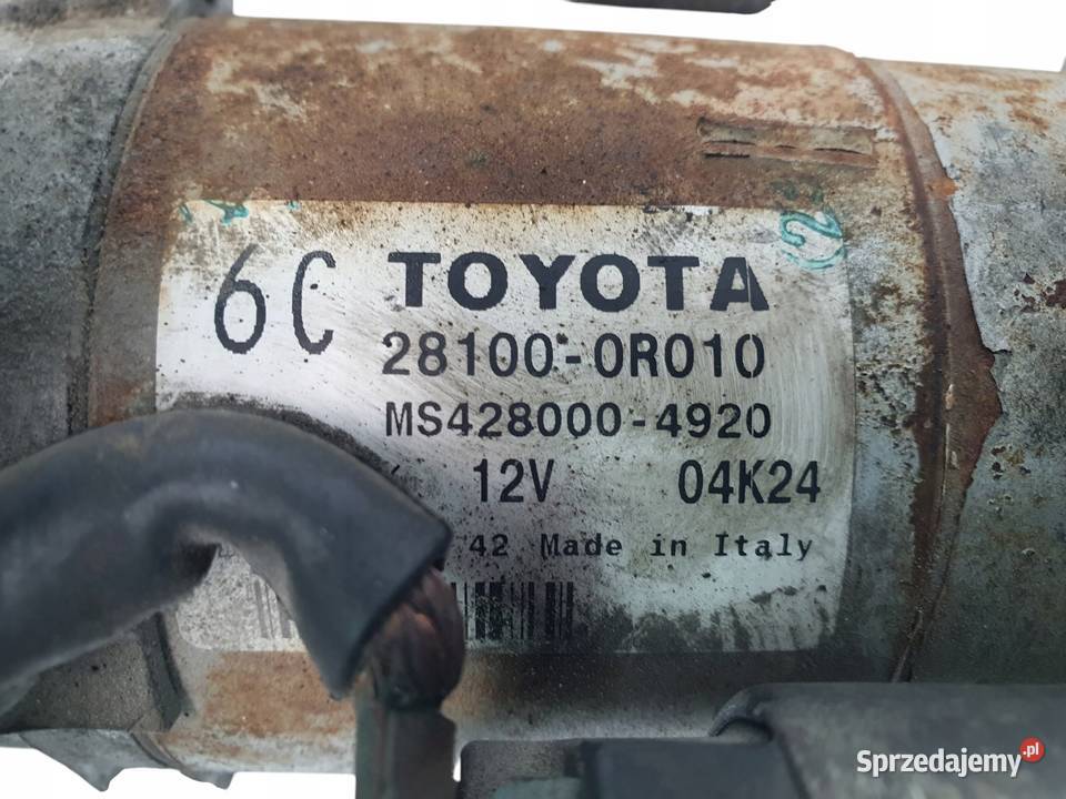 ROZRUSZNIK Toyota Avensis T25 20 D4D 28100R010 Chełm