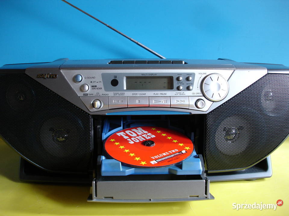 Radiomagnetofon z CD SANYO MCDZ330F lubuskie Zielona Góra