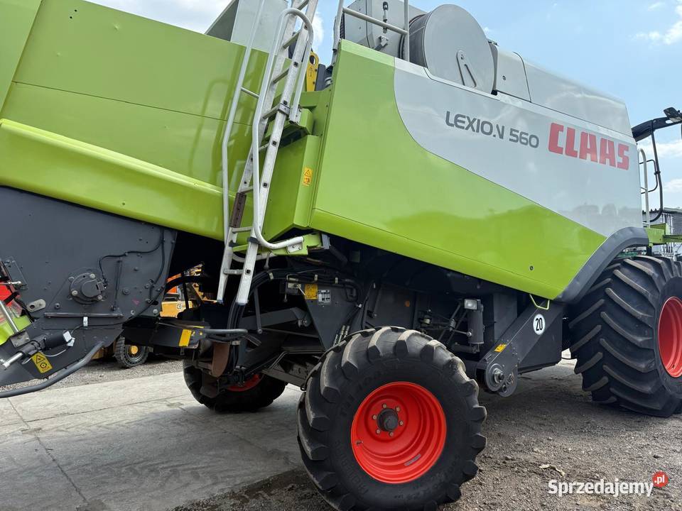 Kombajn zbożowy Claas Lexion 560 heder V750 pro Zbożowe Nowa Ruda