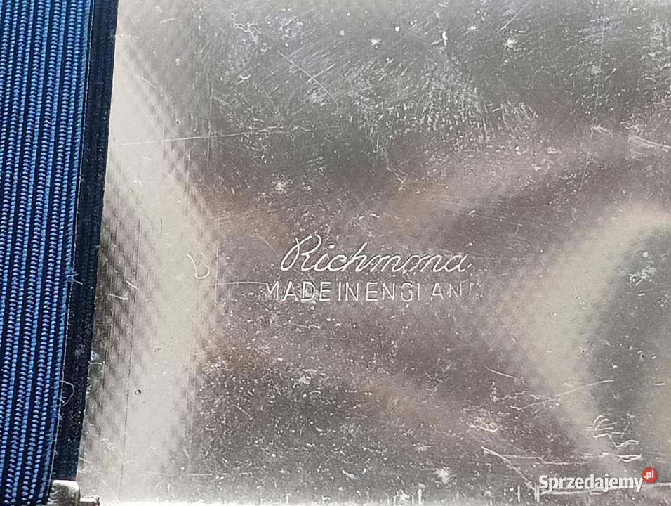 Papierośnica stara angielska Richmona chromowana małopolskie Kraków