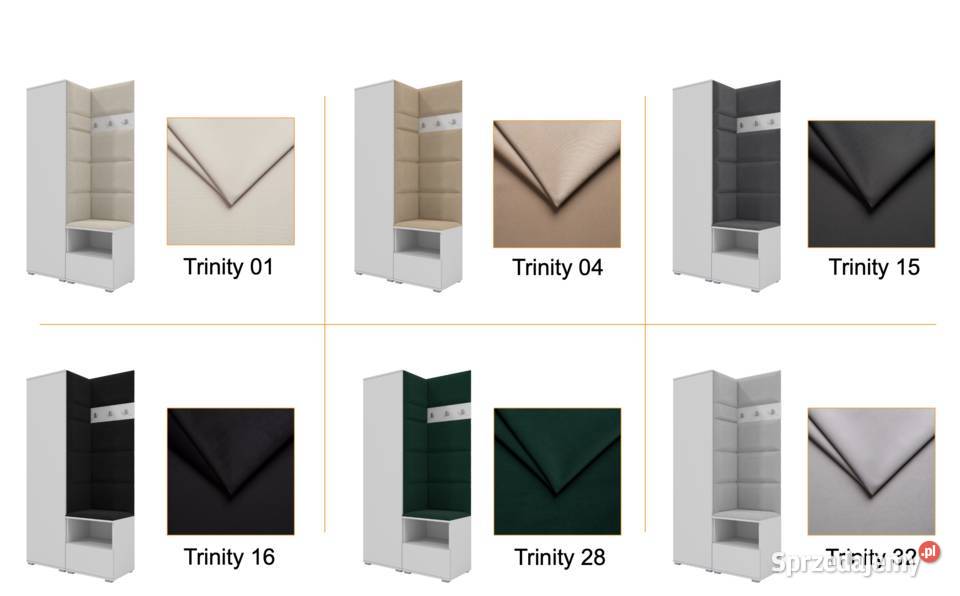 Garderoba do przedpokoju Lena 1 różne warianty Szafy i garderoby Tarchały Małe