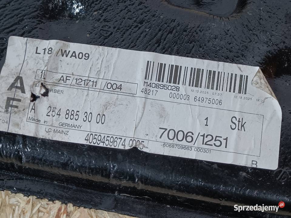 MERCEDES GLC W254 OSŁONA WYGŁUSZENIE BŁOTNIKA wielkopolskie