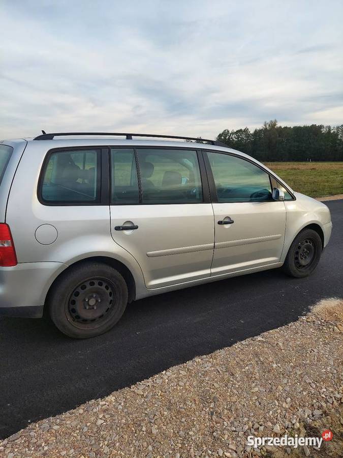 Volkswagen Touran 19tdi srebrny łódzkie Łowicz