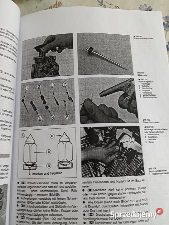 Yamaha Virago 125250 książka naprawcza Lubliniec sprzedam