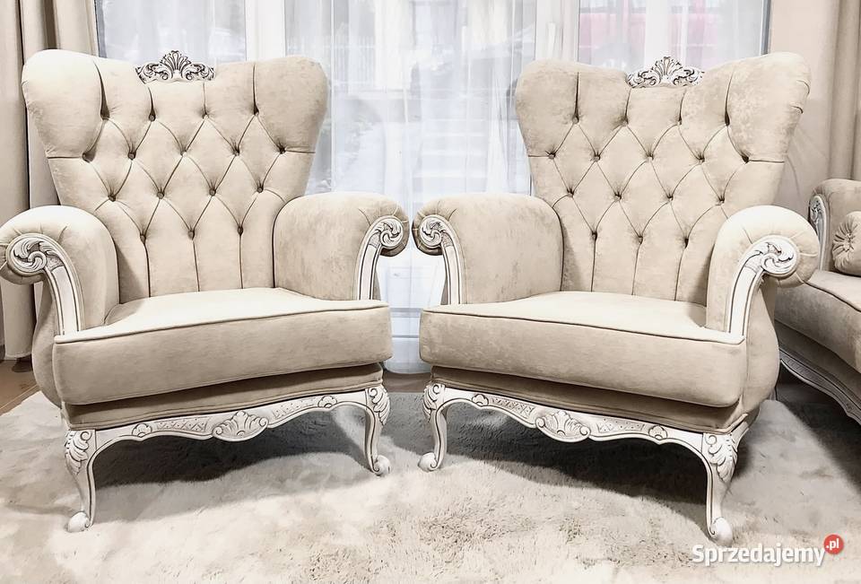 Komplet Ludwikowski zestaw sofa fotele Ludwik sprzedam