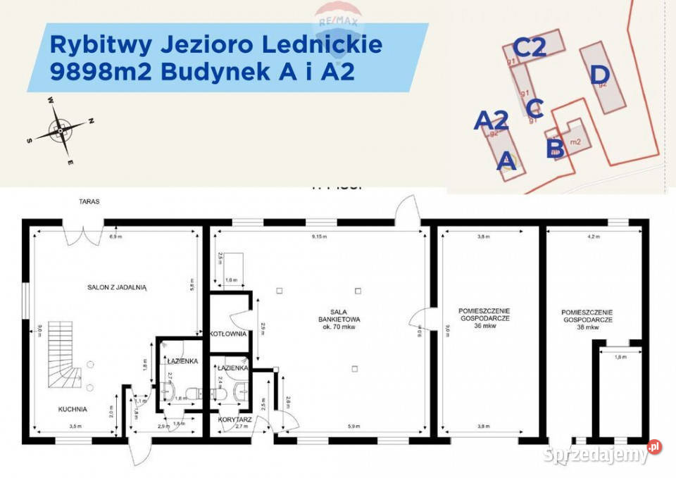 Siedlisko z funkcją usługową Rybitwy