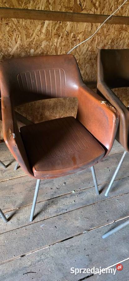 Fotele 5 meblomet vintage PRL małopolskie Kraków