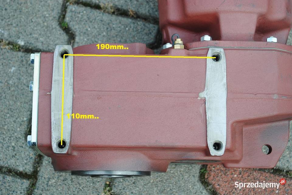 Motoreduktor 4kw 374obrmin z hamulcem Firmy lubuskie Kargowa